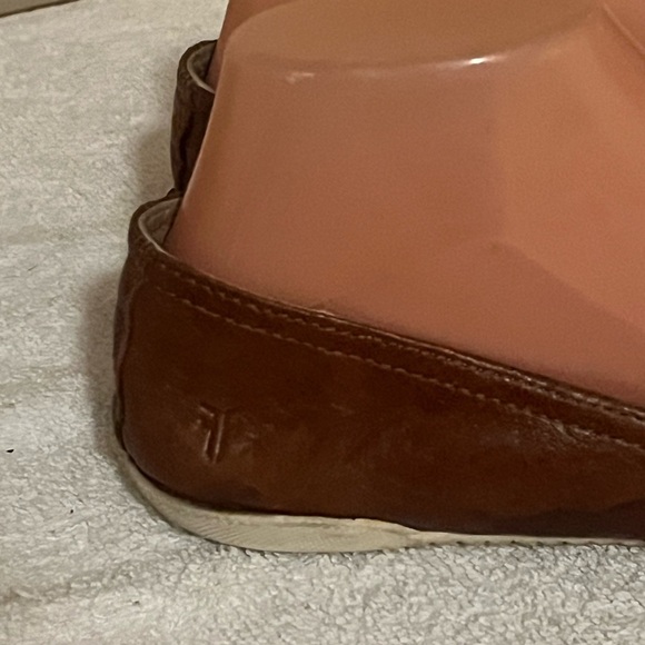 Frye Melanie Imperfections Leather Shoes Sz 7 1/2 - Picture 5 of 14